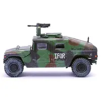 M988 MODERN 4Ã—4 UTILITY VEHICLE WITH GRENADE LAUNCHER CAMOUFLAGE "MILITARY POLICE 65TH COMPANY 519TH MP BATTALION IFOR HQ ARRC FORWARD BRCKO BOSNIA AND HERZEGOVINA" (1996) "MILITARY MINIATURE" SERIES 1/64 DIECAST MODEL BY PANZERKAMPF