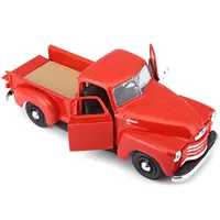 1950 CHEVROLET 3100 PICKUP TRUCK OMAHA ORANGE 1/25 DIECAST  MODEL CAR BY MAISTO