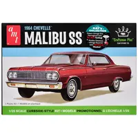 SKILL 2 MODEL KIT 1964 CHEVROLET CHEVELLE MALIBU SS "CRAFTSMAN PLUS" SERIES 1/25 SCALE MODEL BY AMT