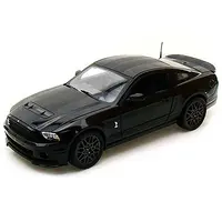 2013 FORD SHELBY MUSTANG COBRA GT500 SVT BLACK WITH BLACK STRIPES 1/18 DIECAST CAR MODEL BY SHELBY COLLECTIBLES