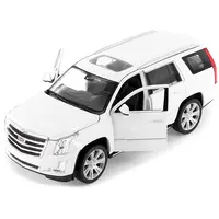 2017 CADILLAC ESCALADE WITH SUNROOF WHITE 1/24-1/27 DIECAST MODEL CAR BY WELLY