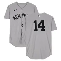 AMED ROSARIO NEW YORK YANKEES PLAYER-WORN #14 GRAY NIKE JERSEY VS. TORONTO BLUE JAYS ON OCTOBER 4, 2025 - ALDS GAME 1