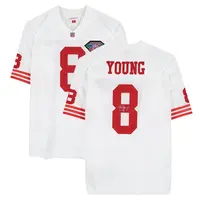 STEVE YOUNG SAN FRANCISCO 49ERS AUTOGRAPHED WHITE MITCHELL & NESS 1994 AUTHENTIC JERSEY