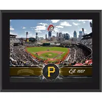 PITTSBURGH PIRATES 10.5" X 13" SUBLIMATED TEAM PLAQUE