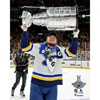 ROBERT THOMAS ST. LOUIS BLUES UNSIGNED 2019 STANLEY CUP CHAMPIONS RAISING CUP PHOTOGRAPH