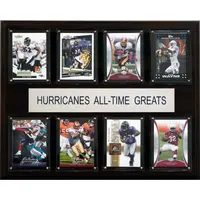MIAMI HURRICANES 12'' X 15'' ALL-TIME GREATS PLAQUE