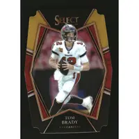 2021 SELECT PRIZM BLACK AND GOLD DIE CUT #101 TOM BRADY