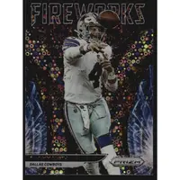 2021 PANINI PRIZM FIREWORKS PRIZMS NO HUDDLE #17 DAK PRESCOTT