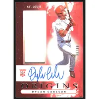 2021 PANINI ORIGINS ROOKIE JUMBO MATERIAL AUTOGRAPHS #19 DYLAN CARLSON
