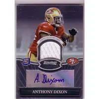 2010 BOWMAN STERLING #BSARAD ANTHONY DIXON JSY AU D