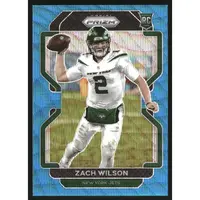 2021 PANINI PRIZM PRIZMS BLUE WAVE #332 ZACH WILSON