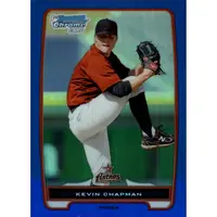 2012 BOWMAN CHROME PROSPECTS BLUE REFRACTORS #BCP214 KEVIN CHAPMAN