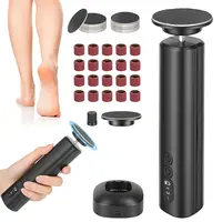 2-IN-1 ELECTRIC FOOT CALLUS REMOVER & NAIL GRINDER FEET CARE KIT FOR WOMEN RECHARGEABLE FOOT FILE WITH 40 SANDING DISCS BANDS FOR DEAD SKIN CRACKED HE