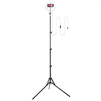10IN LED SELFIE RING LIGHT DIMMABLE 120 LEDS MAKEUP RING LIGHTS W/ ADJUSTABLE TRIPOD STAND CELL PHONE HOLDER USB POWERED FOR YOUTUBE VIDEO/LIVE STREAM