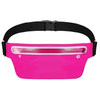 UNISEX SPORT WAIST PACK RUNNING BELT BAG POUCH ADJUSTABLE BOUNCE FREE SWEAT-PROOF LIGHTWEIGHT SLIM