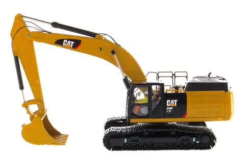 CAT CATERPILLAR 349F L XE HYDRAULIC EXCAVATOR WITH OPERATOR "HIGH LINE" SERIES 1/50 DIECAST MODEL BY DIECAST MASTERS