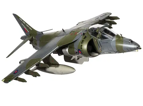 BRITISH AEROSPACE HARRIER GR9A AIRCRAFT "ZG506/P77 NINJA 1 RAF COTTESMORE FINAL FLIGHT RETIREMENT SCHEME" (2010) ROYAL AIR FORCE "THE AVIATION ARCHIVE" SERIES 1/48 DIECAST MODEL BY CORGI