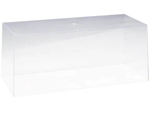 COLLECTIBLE DISPLAY SHOW CASE FOR 1/18-1/24 SCALE MODEL CARS WITH BLACK PLASTIC BASE BY AUTOART