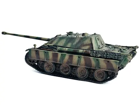 GERMANY SD.KFZ.173 JAGDPANTHER AUSF.G1 EARLY PRODUCTION TANK "S.PZ.ABT.654 RUHR POCKET" (1945) "NEO DRAGON ARMOR" SERIES 1/72 PLASTIC MODEL BY DRAGON MODELS