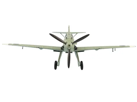 MESSERSCHMITT BF 109E-3 FIGHTER AIRCRAFT "HAUPTMANN SIEBELT REENTS SPANISH CIVIL WAR" (1939) "AIR POWER SERIES" 1/48 DIECAST MODEL BY HOBBY MASTER