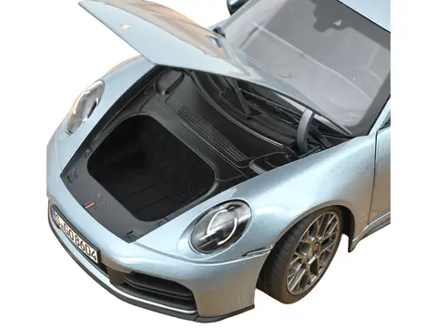 2024 PORSCHE 911 CARRERA POLAR SILVER METALLIC 1/18 DIECAST MODEL CAR BY NOREV