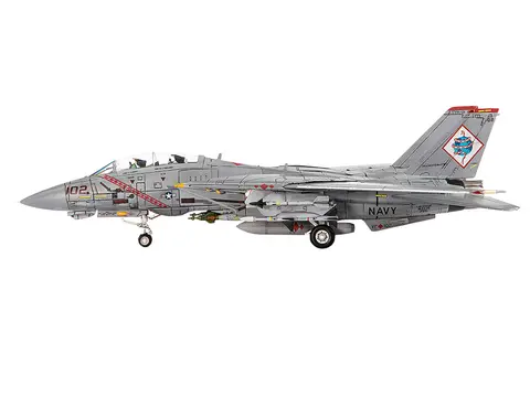 GRUMMAN F-14B TOMCAT FIGHTER AIRCRAFT "VF-102 DIAMONDBACKS OPERATION ENDURING FREEDOM" (2001) UNITED STATES NAVY 1/72 DIECAST MODEL BY JC WINGS