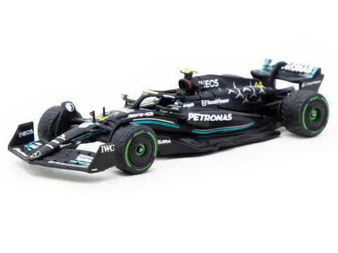 MERCEDES-AMG F1 W14 E PERFORMANCE #44 LEWIS HAMILTON FORMULA ONE F1 "MONACO GP" (2023) "GLOBAL64" SERIES 1/64 DIECAST MODEL BY TARMAC WORKS