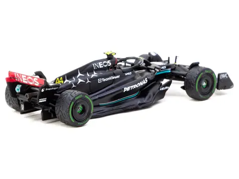 MERCEDES-AMG F1 W14 E PERFORMANCE #44 LEWIS HAMILTON FORMULA ONE F1 "MONACO GP" (2023) "GLOBAL64" SERIES 1/64 DIECAST MODEL BY TARMAC WORKS