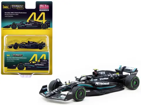 MERCEDES-AMG F1 W14 E PERFORMANCE #44 LEWIS HAMILTON FORMULA ONE F1 "MONACO GP" (2023) "GLOBAL64" SERIES 1/64 DIECAST MODEL BY TARMAC WORKS
