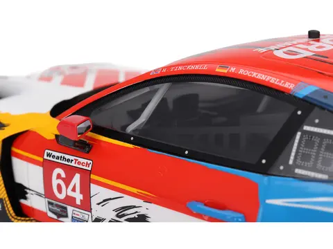FORD MUSTANG GT3 #64 MIKE ROCKENFELLER - HARRY TINCKNELL "FORD MULTIMATIC MOTORSPORTS" "MOTUL COURSE DE MONTEREY - LAGUNA SECA" (2024) 1/18 MODEL CAR BY TOP SPEED