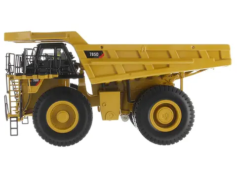 CAT CATERPILLAR 785D MINING TRUCK YELLOW WITH OPERATOR "CORE CLASSICS" SERIES 1/50 DIECAST MODEL BY DIECAST MASTERS