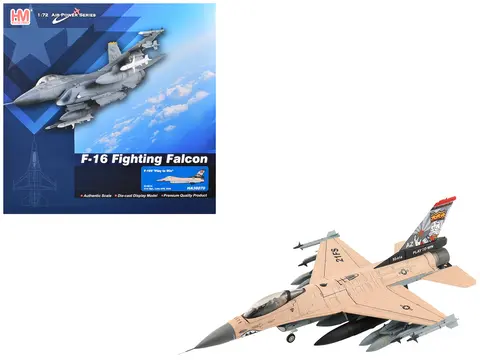LOCKHEED F-16V FIGHTING FALCON FIGHTER AIRCRAFT "93-0814 PLAY TO WIN 21ST SQN. LUKE AFB" (2025) UNITED STATES AIR FORCE "AIR POWER SERIES" 1/72 DIECAST MODEL BY HOBBY MASTER