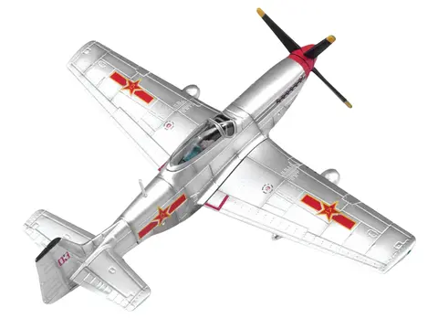 NORTH AMERICAN P-51D MUSTANG AIRCRAFT "CAPTURED FROM CHINESE NATIONALIST FORCES CHINESE PEOPLE'S REVOLUTION MILITARY MUSEUM" PEOPLE'S LIBERATION ARMY AIR FORCE 1/72 DIECAST MODEL AIRPLANE BY LEGION
