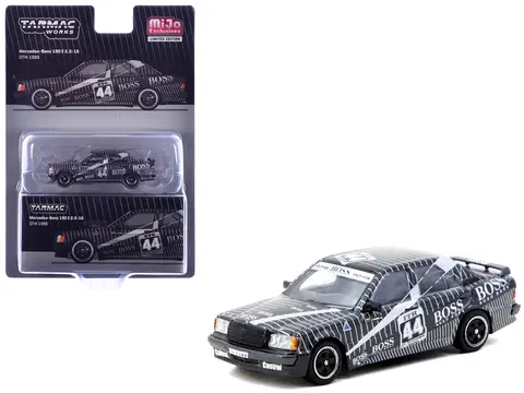 MERCEDES-BENZ 190 E 2.3-16 #44 JOHNNY CECOTTO "DEUTSCHE TOURENWAGEN MEISTERSCHAFT (DTM)" (1988) "GLOBAL64" SERIES 1/64 DIECAST MODEL CAR BY TARMAC WORKS