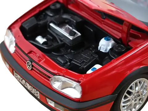1996 VOLKSWAGEN GOLF GTI "20 YEARS ANNIVERSARY EDITION" FLASH RED 1/18 DIECAST MODEL CAR BY NOREV