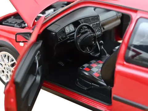 1996 VOLKSWAGEN GOLF GTI "20 YEARS ANNIVERSARY EDITION" FLASH RED 1/18 DIECAST MODEL CAR BY NOREV