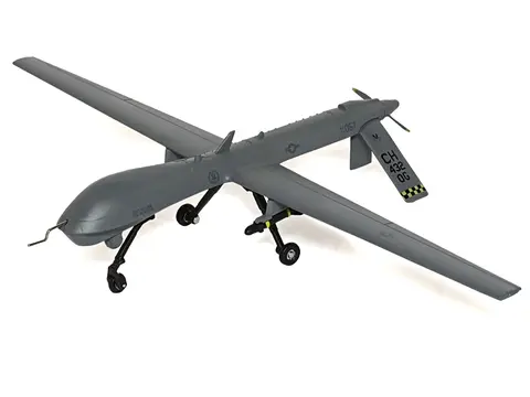 GENERAL ATOMICS MQ-1 PREDATOR UAV DRONE "UNITED STATES AIR FORCE" 1/72 DIECAST MODEL BY AIR FORCE 1