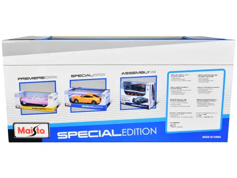 1957 CHEVROLET BEL AIR CONVERTIBLE BLUE WITH WHITE INTERIOR "SPECIAL EDITION" SERIES 1/18 DIECAST MODEL CAR BY MAISTO