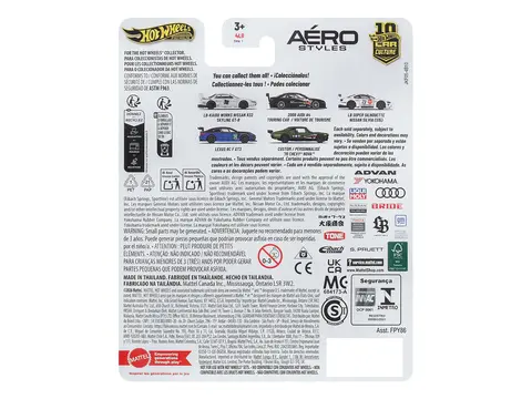 NISSAN SKYLINE GT-R (R32) LB-KAIDO WORKS RHD (RIGHT HAND DRIVE) #58 WHITE WITH GRAY STRIPES "AERO STYLES" SERIES DIECAST MODEL CAR BY HOT WHEELS