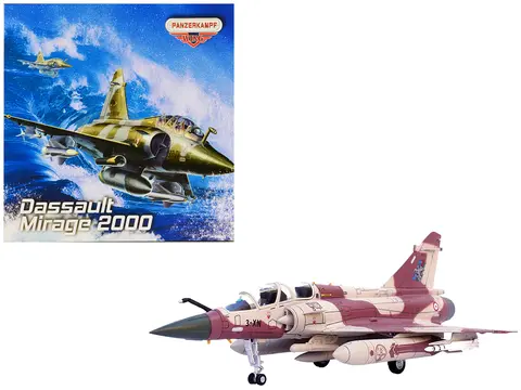 DASSAULT MIRAGE 2000D FIGHTER AIRCRAFT "133 COUTEAU DELTA NANCY-OCHEY AB" FRENCH AIR FORCE "WING" SERIES 1/72 DIECAST MODEL BY PANZERKAMPF