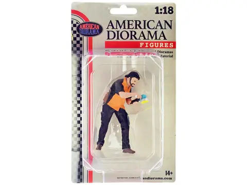 "DETAIL MASTERS" FIGURE 4 (BUFF & WAX) FOR 1/18 SCALE MODELS BY AMERICAN DIORAMA