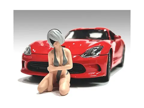 "COSPLAY GIRLS" FIGURE 5 FOR 1/18 SCALE MODELS BY AMERICAN DIORAMA