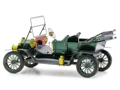 MODEL KIT 1908 FORD MODEL T DARK GREEN (MODERATE DIFFICULTY) STEEL MODEL BY METAL EARTH