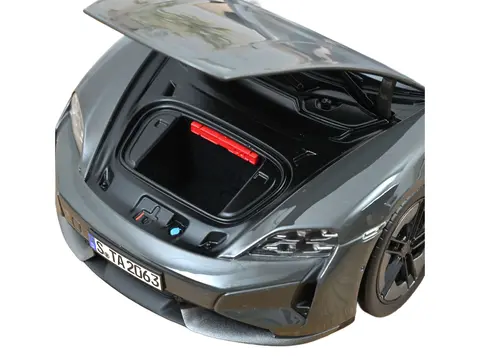 2024 PORSCHE TAYCAN TURBO S SLATE GRAY NEO 1/18 DIECAST MODEL CAR BY NOREV