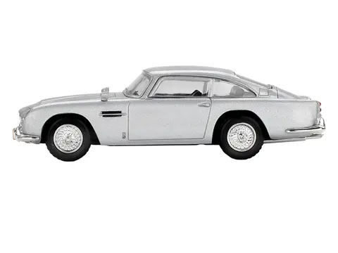 ASTON MARTIN DB5 BIRCH SILVER METALLIC 007 JAMES BOND "CASINO ROYALE" (2006) MOVIE LIMITED EDITION 1/64 DIECAST MODEL CAR BY MINI GT