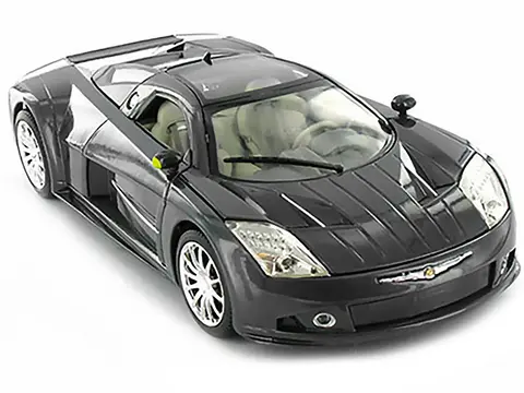 CHRYSLER ME FOUR TWELVE CONCEPT CAR GREY 1/18 DIECAST MODEL CAR BY MOTORMAX