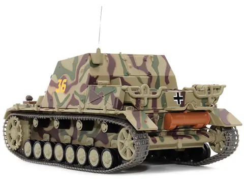GERMAN SD. KFZ. 166 "STURMPANZER IV" "BRUMMBAR" #36 "GERMANY STURMPANZERABTEILUNG 217 FRANCE AUGUST 1944" 1/43 DIECAST MODEL BY AFVS OF WWII
