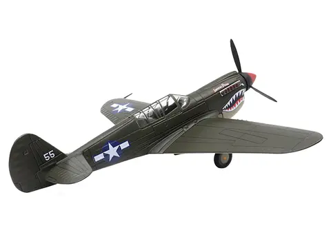 CURTISS P-40N WARHAWK FIGHTER AIRCRAFT "AMERICAN DREAM NATIONAL WARPLANE MUSEUM" UNITED STATES ARMY AIR FORCES 1/72 DIECAST MODEL BY MILITARIA DIE CAST