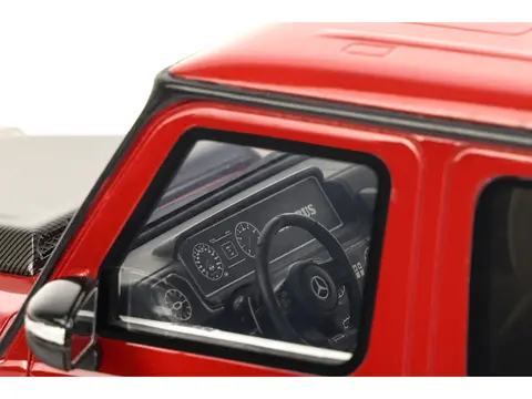 2022 BRABUS 900 ROCKET EDITION RED WITH CARBON HOOD 1/18 MODEL CAR BY GT SPIRIT