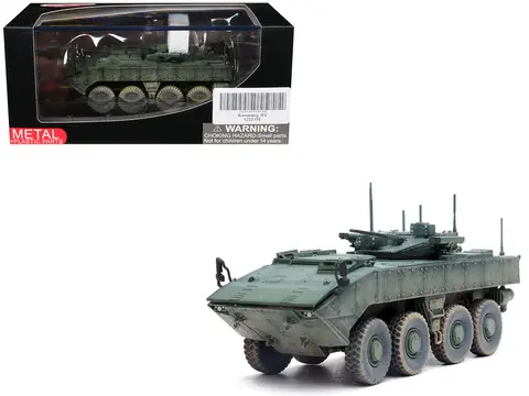 BUMERANG (OBJECT K-17) IFV (INFANTRY FIGHTING VEHICLE) "RUSSIAN ARMY" GREEN CAMOUFLAGE "ARMOR PREMIUM" SERIES 1/72 DIECAST MODEL BY PANZERKAMPF